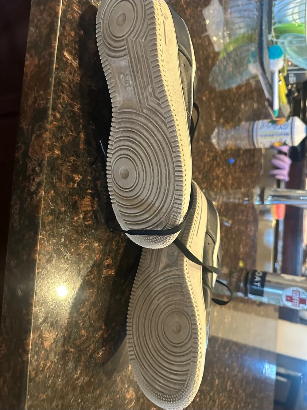 Nike Black & White Low-Top Swoosh Sneakers